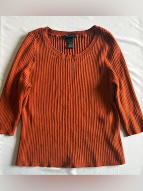 Lane Bryant Ribbed Scoop Neck Sweater